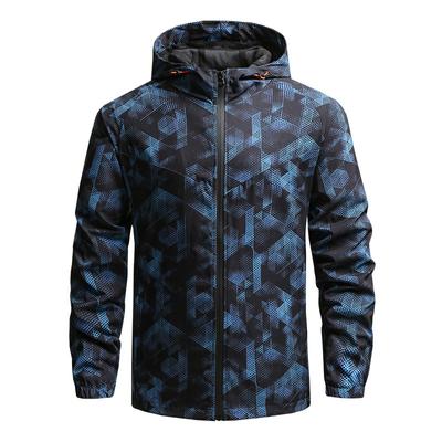 Men's Spring and Autumn Mountaineering Jacket Thin Casual Quick-Drying Windproof Jacket Outdoor Sportsman Jacket