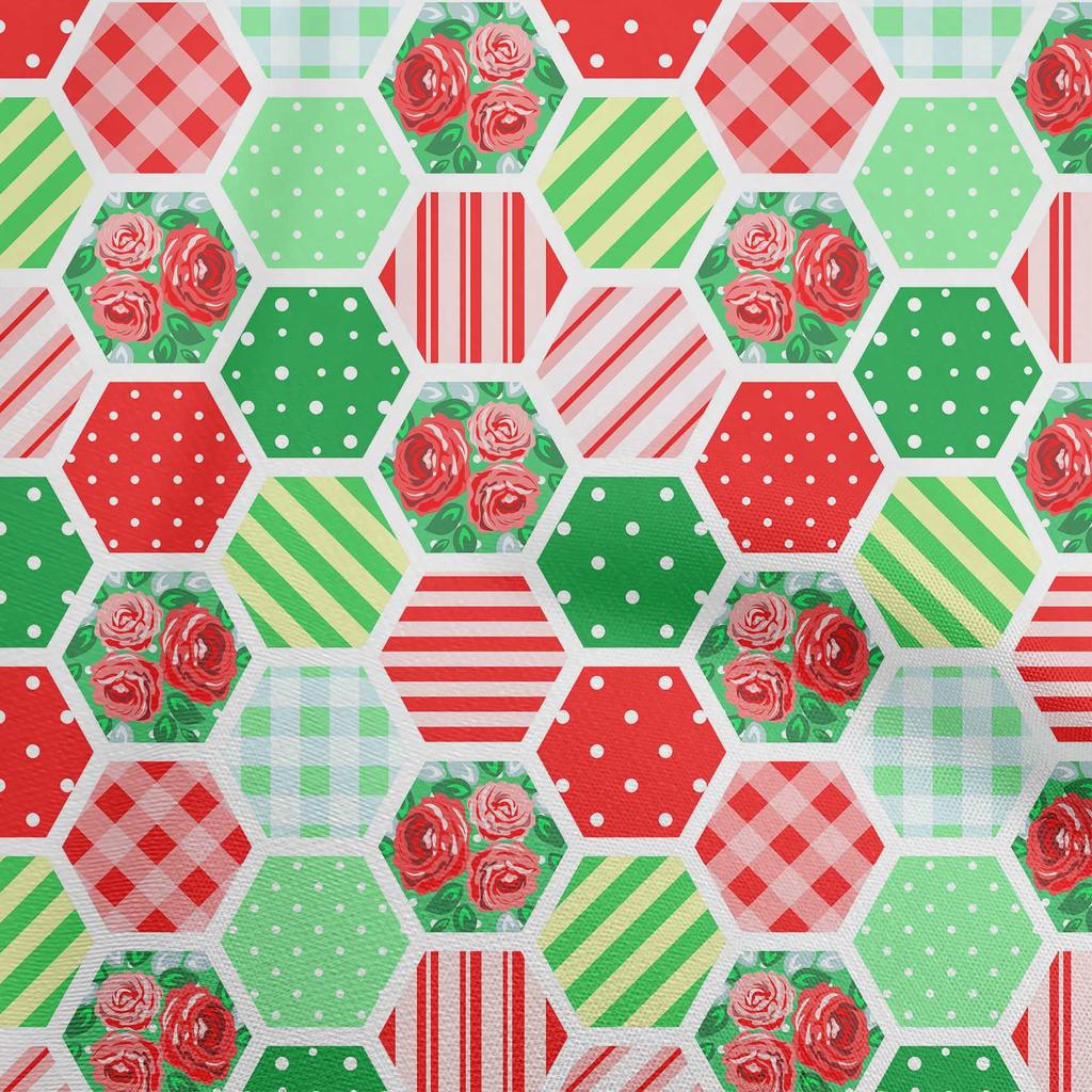 oneOone Cotton Flex Fuschia Pink Fabric Floral Sewing Fabric By The Yard Printed Diy Clothing Sewing Supplies 40 Inch