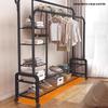 Floor-standing Double-Pole Clothes Drying Rack