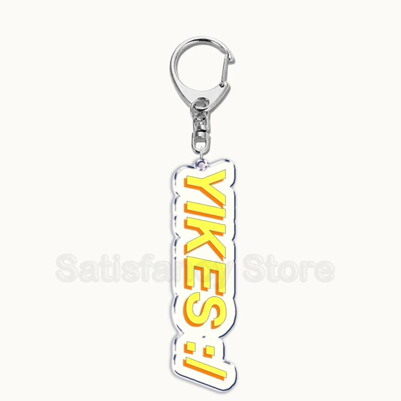 Lil Peep Rapper Acrylic Key Chain Pendant Key Ring Crybaby Hellboy Love Yikes Keychains Keyring for Bag Pendant Jewelry Gifts