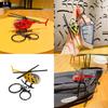 Creative Alloy Helicopter Keychain Cute Bag Accessory For Men And Women
