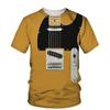 Summer Art Guitar 3D Print T-Shirts Streetwear Men Women FashionHarajuku Casual Oversized O-Neck T Shirt Tees Tops Clothing