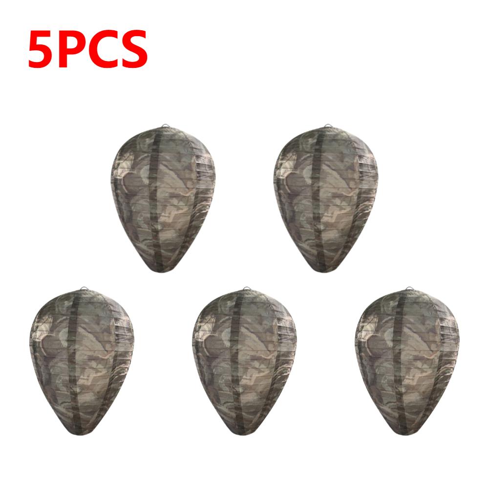 1-10PCS Hanging Wasp Nest Decoy Outdoor Waterproof Fake Wasp Nest Decoy Nest Decoy Hornets Plastic Insects Paper Drive Beehive