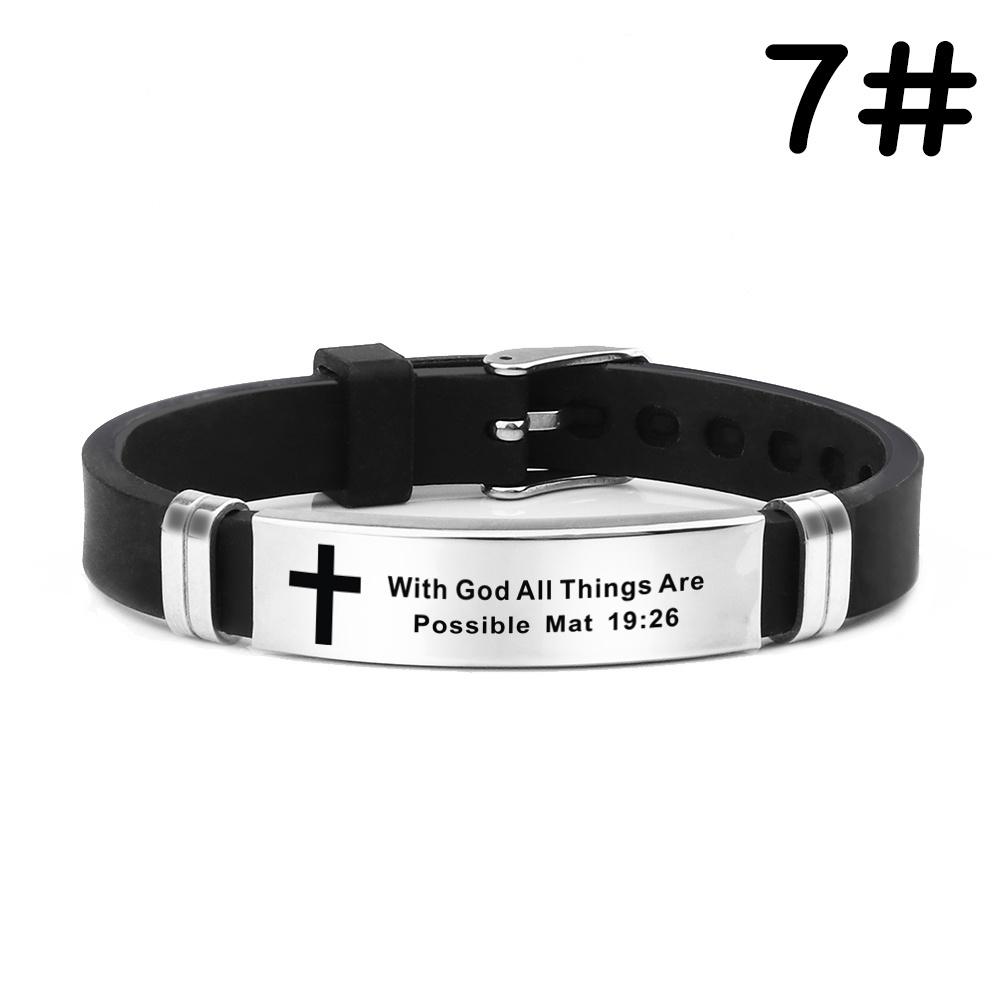 Brățară cu cruce biblică creștină de modă Iubirea nu eșuează Am găsit pe cel pe care sufletul meu îl iubește Brățară cu ceas pentru bărbați și femei