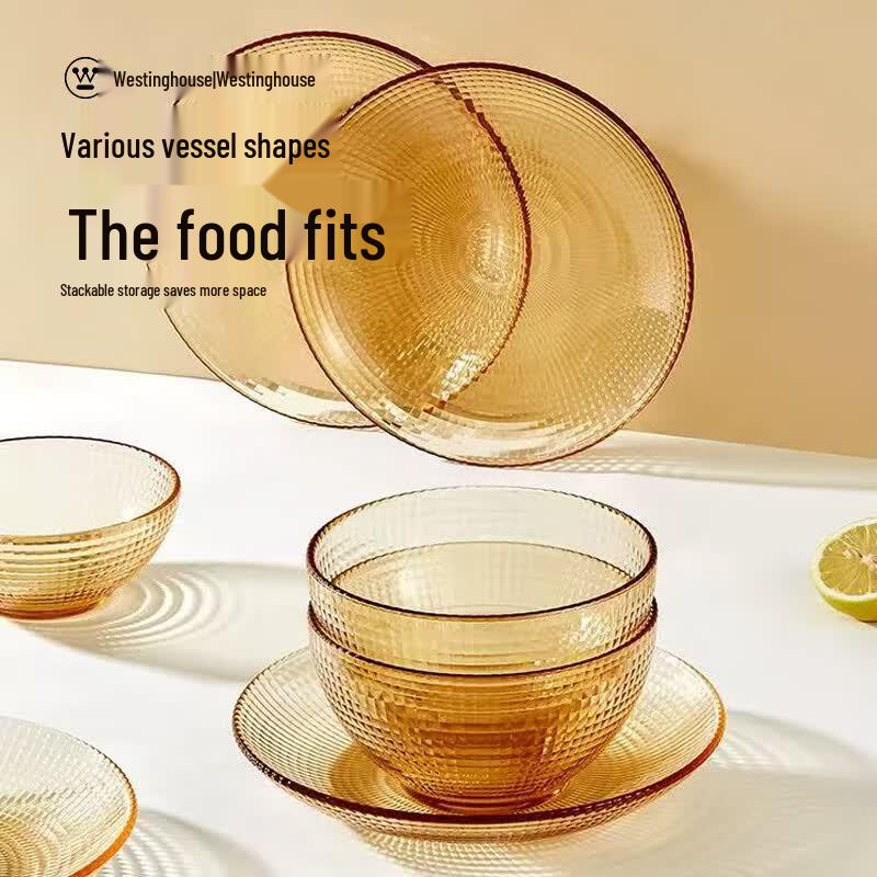 Westinghouse Polka Dot Glass Tableware 6-Piece Set