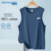 Jeanswest Men's Summer 2025 Pure Cotton Loose Fit Tank Top