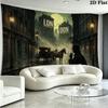 Tapisserie murale Sherlock Accroche murale esthétique Couverture en tissu imprimé Tapisseries décoratives pour chambre à coucher salon décoration intérieure
