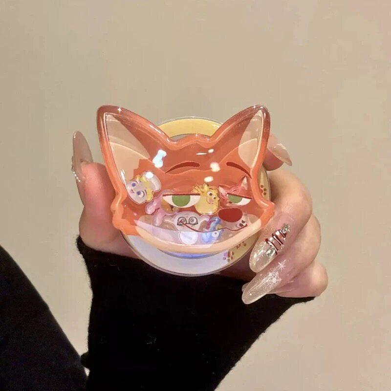 Zootopia Nick Magsafe Magnetic Retractable Phone Holder with Air Cushion