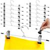 Metal Trouser Hanger With Clips, 12 Pcs.