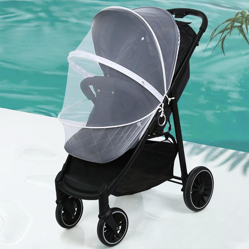 Universal Zippered Baby Stroller Mosquito Net Cover