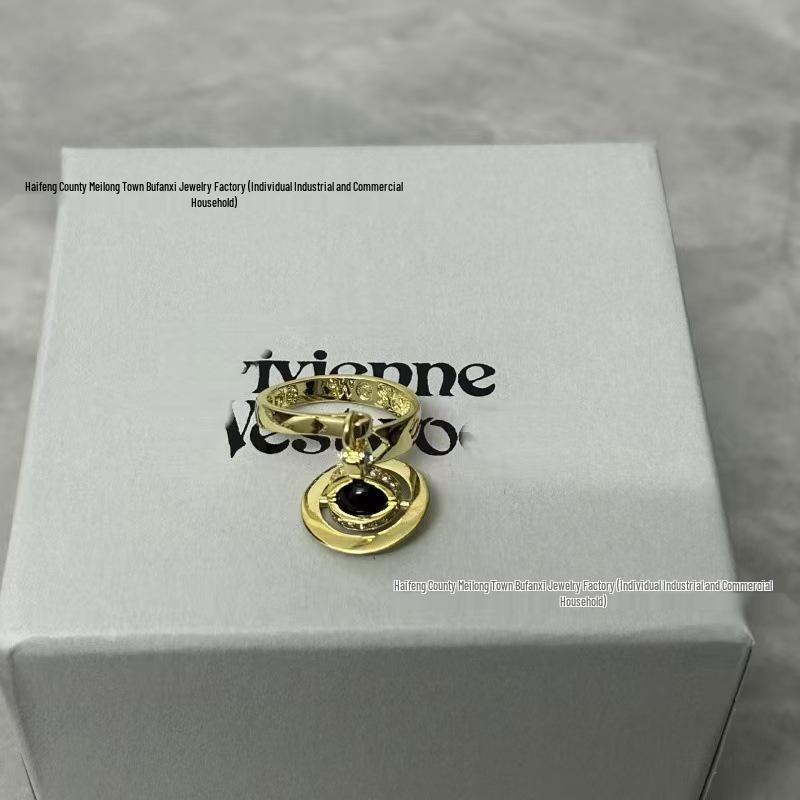 Vivienne Westwood 3D Orb Saturn Open Ring for Men & Women - Unique Style, In Stock