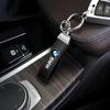 Leather Keychain Zinc Alloy Car Key Chain Ring Pendant Key Holder For BMW G01 G02 F22 F23 E46 E93 E39 G26 F01 F02 F06 Sticker cwsh87