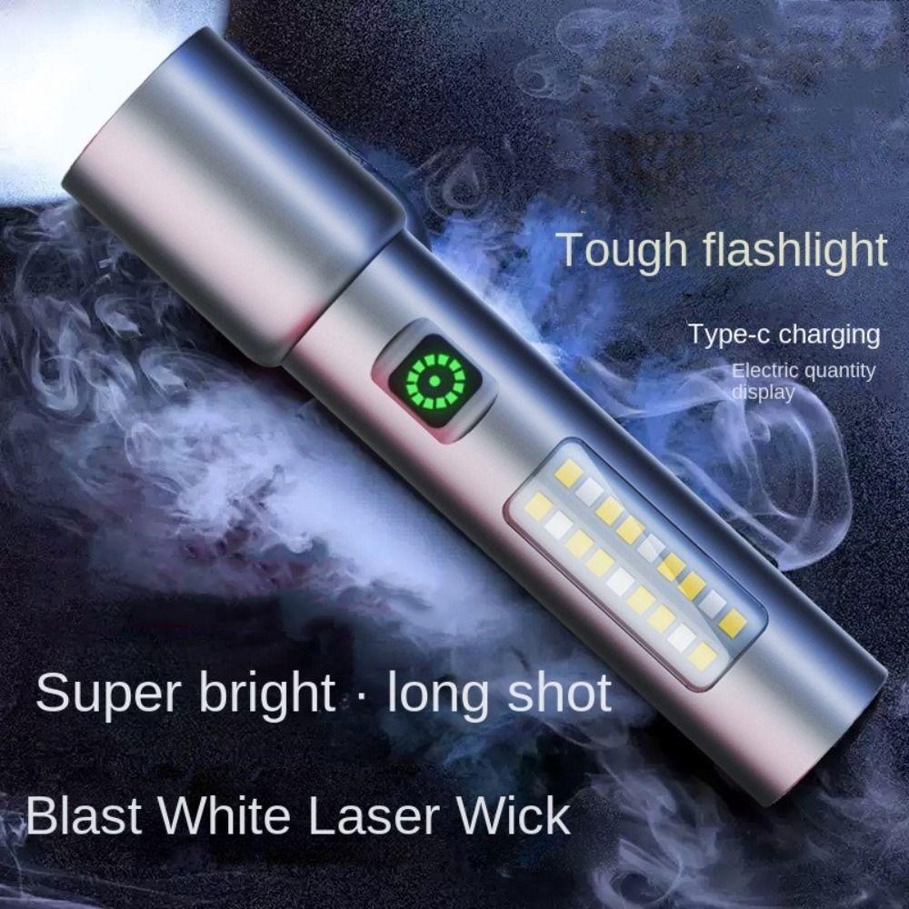 USB Rechargeable Mini LED Flashlights with 6 Modes EDC Portable Lantern  Self Defense
