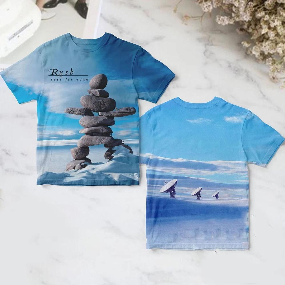 

Rush Test For Echo AOP 3D All size Unisex SHort Sleeve T-Shirt A519 3XL