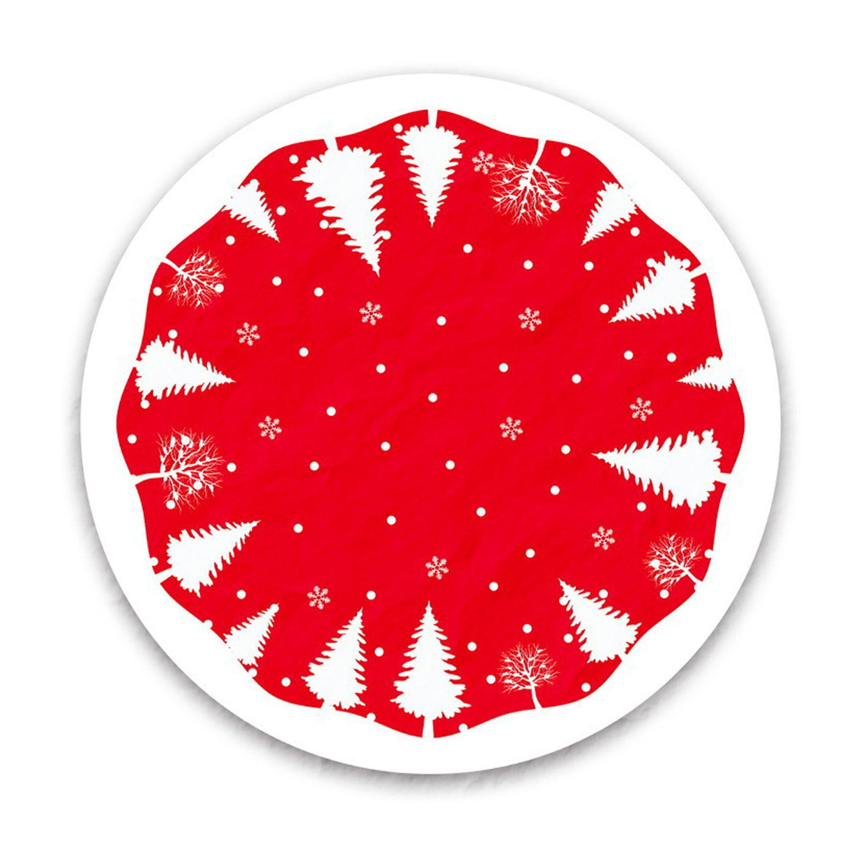 

Party Decor Happy New Year Carpet Floor Mat Christmas Tree Skirt Xmas Floor Cover Outdoor Blanket Style 4