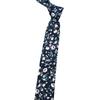 Men And Women British Casual Small Personality Pattern 6.5Cm Narrow Floral Cotton Tie