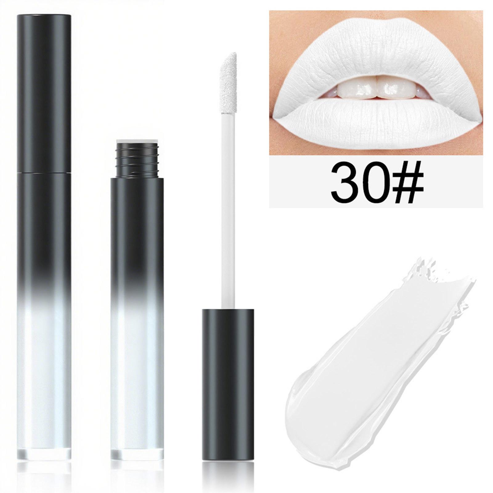 

1 шт. бархатная матовая помада высокопигментированная стойкая нелипкая жидкий блеск для губ не размазывается для повседневного макияжа вечеринки на Хэллоуин One Size