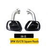 Stainless Steel Square Tip Exhaust Cover for 08-13 BMW X5 E70