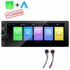 IPS 6.9 Palcový 1DIN Kabelový Carplay Android Auto Autorádio Multimediální Video MP5 Přehrávač Dotykový Displej Univerzální Autorádio Stereo