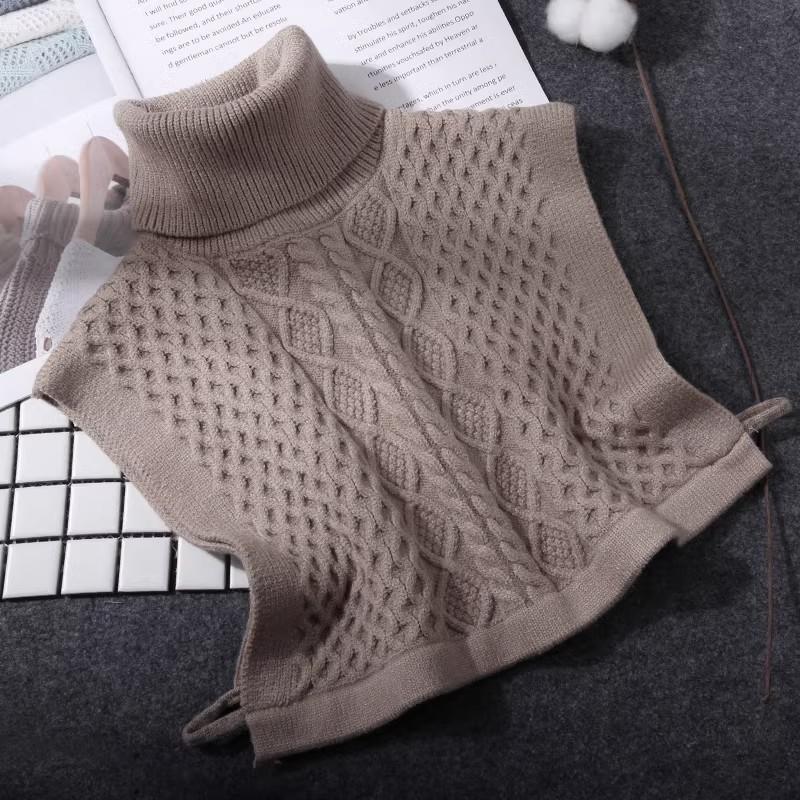 Winter Turtleneck False Collar Stand Woman Black Fake Collar Women Removable Sweater Shirt Ladies Detachable Collar Kraagje