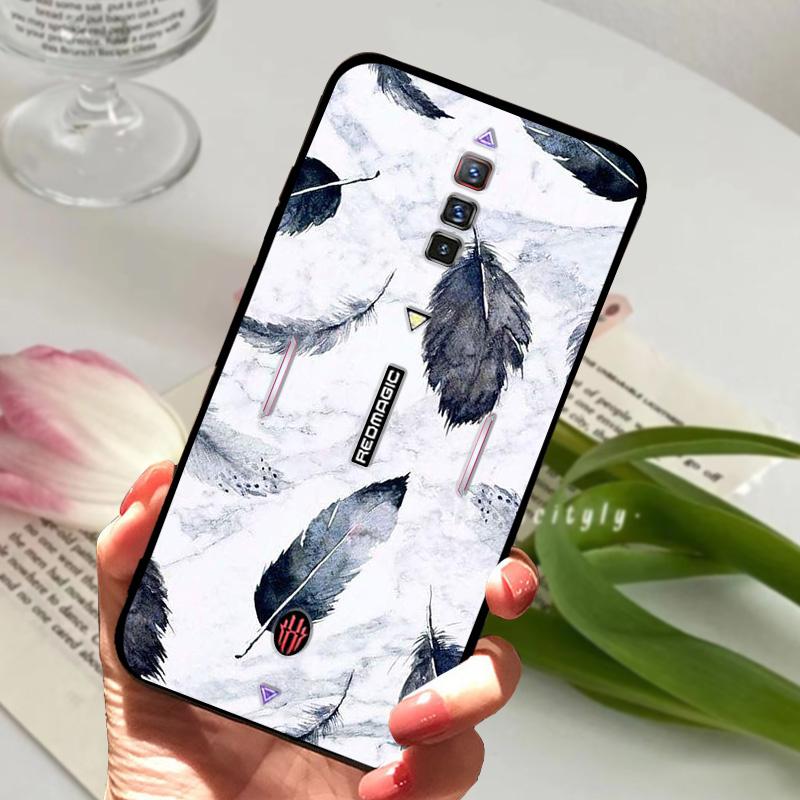 For ZTE Nubia Red Magic 6 Case Shockproof Soft TPU Silicone Phone Cover For ZTE Nubia Red Magic 6S Pro Capa Cartoon RedMagic 6