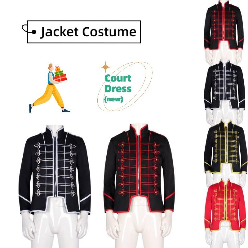 Europäisch Und Amerikanisch Halloween Weihnachten Mittelalterlicher Palast Prinz Steampunk Gothic Jacke