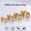 2Pcs Metal Furniture Hinge Cylindrical Cabinet Concealed Door Hinges Furniture Hardware for Wood Box Handicrafts