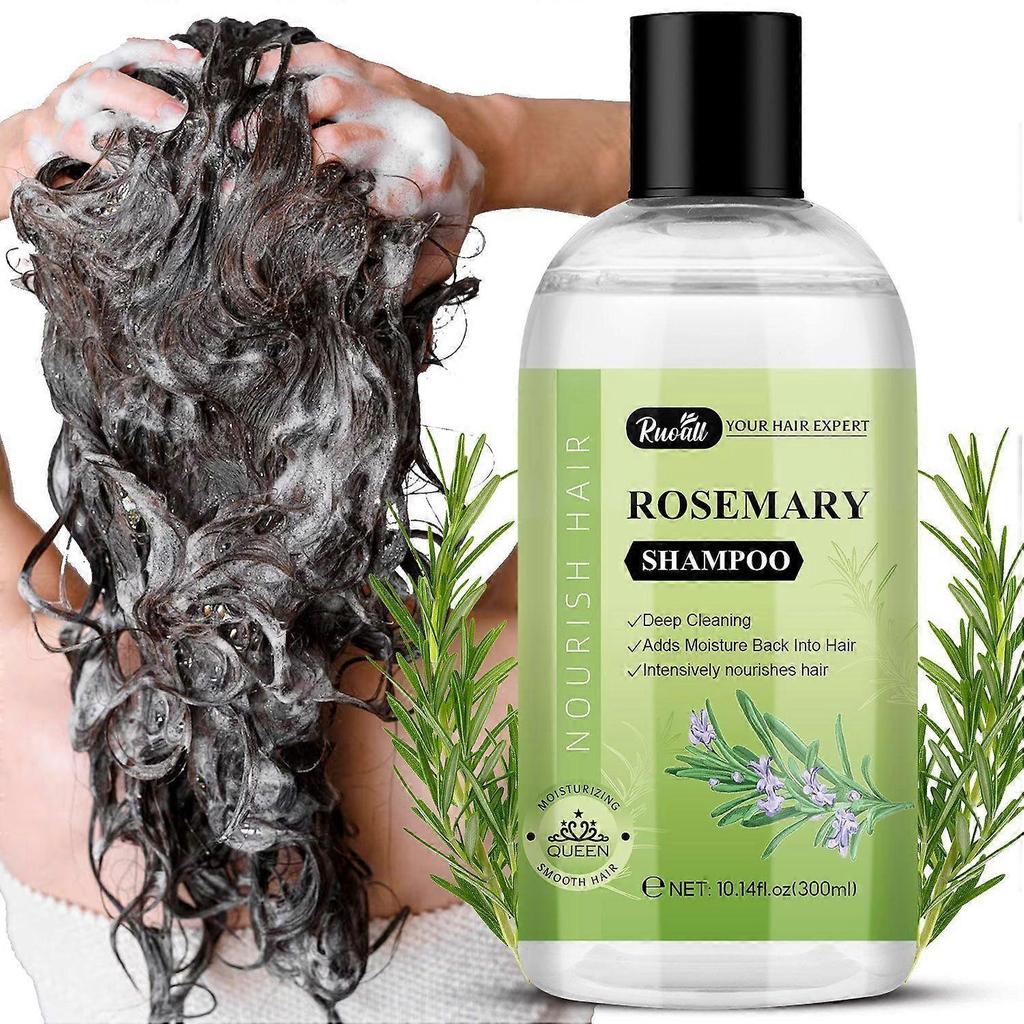 Rosemary Hair Growth Shampoo - Thickening Shampoo with Biotin Tea Tree Oil Mint for Hair Loss and Thinning Hair for Women and Men