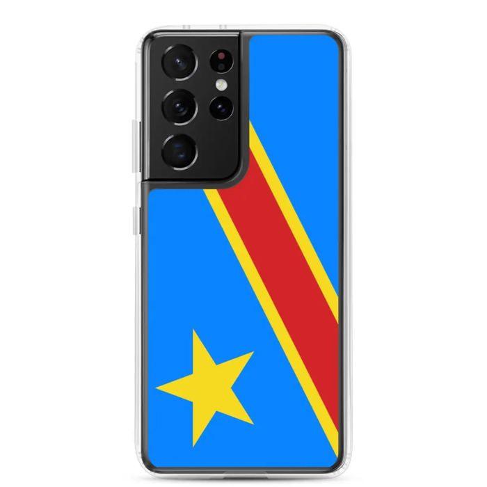Telefondeksel Flagg Den demokratiske republikken Kongo - Samsung Galaxy S21
