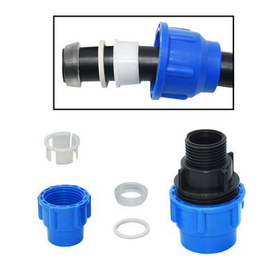 20/25/32/40/50/63mm PE Pipes Reducer Connector Transitional Coupling Elbow Tee Quick Connector Water Splitter Farm Pipe Fittings
