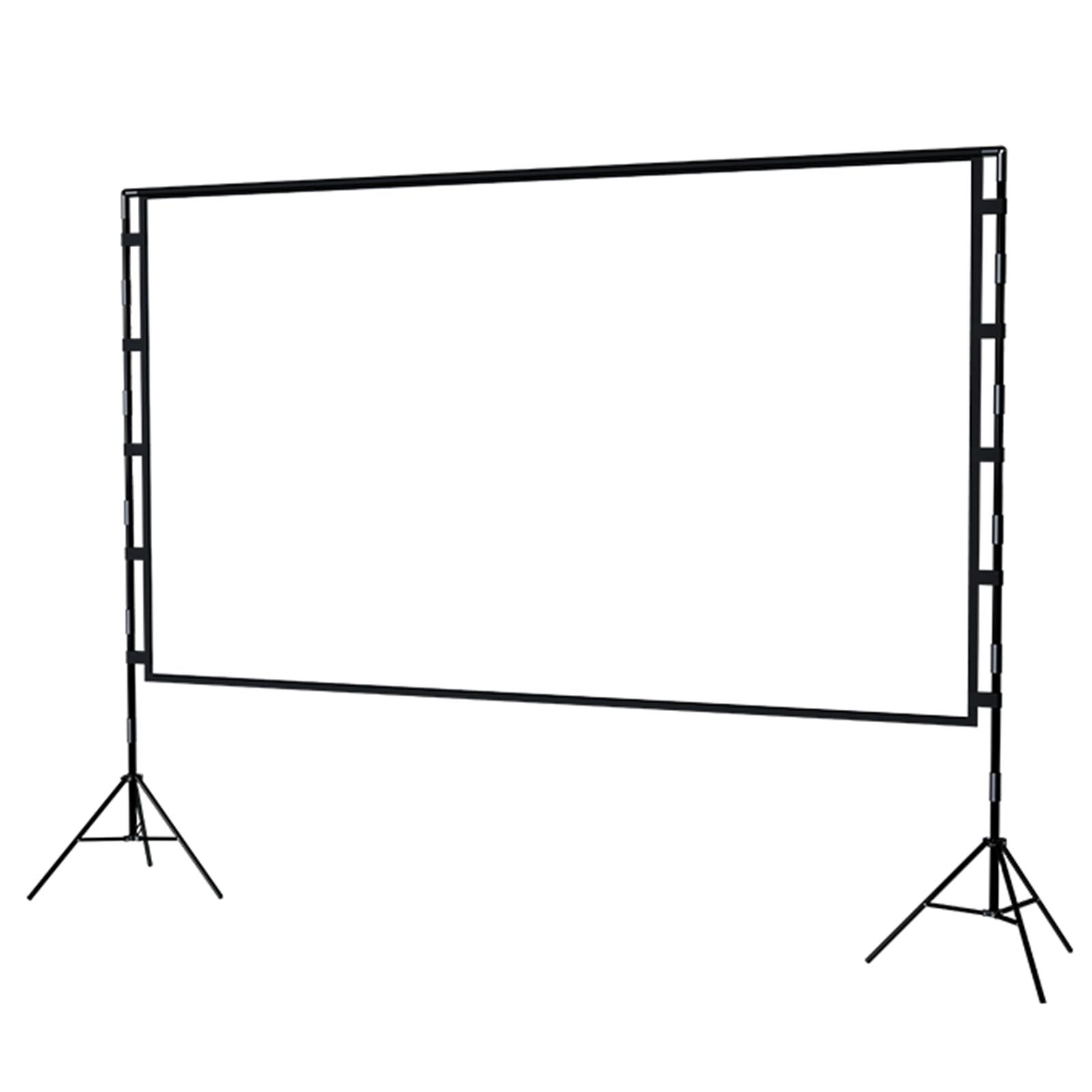 

16:9 84-inch Folded HD Projector Screen Outdoor High Resolution Projection Screen Cloth with Portable Bracket Type A