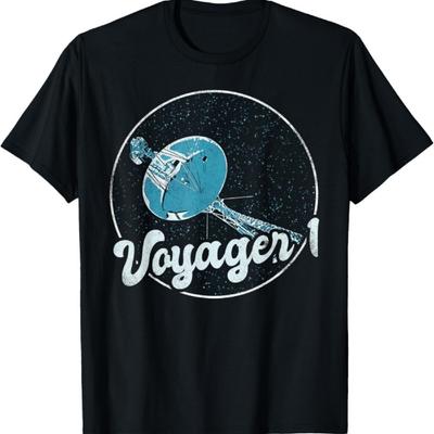 Voyager 1 Interstellar Space Probe Solar System Astronomy T-Shirt3