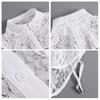 Chiffon Fake Lace Collar Detachable Fake Shirt Collar DIY Clothing Accessories  for Women Girls