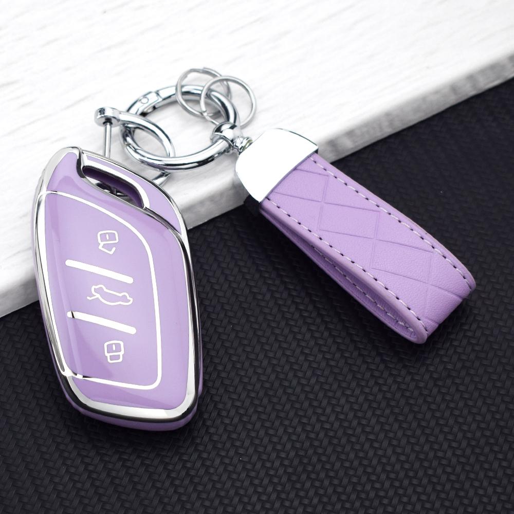 Soft Tpu Car Key Case Cover Fob For Mg Zs Ev Mg4 Hs Ehs Mg5 Mg6 Mg3 Mg7 Gt Zx For Roewe Rx5 Erx5 Rx3 Rx8 I6 I5 Car Accessories