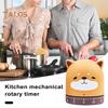 Cartoon Mechanical Timer Adorable Appearance Compact No Battery Required Easy Operation Manual Countdown Timer