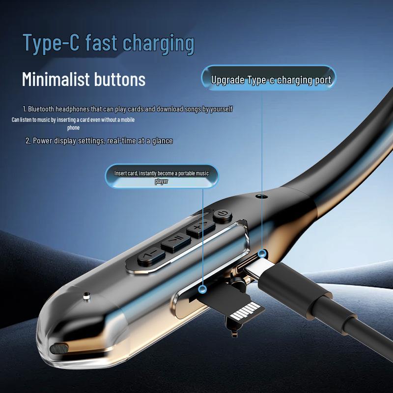 X-51 Bluetooth Neckband Earphones: Wireless, Noise-Cancelling, High-Quality Sound, Ultra-Long Battery, Ideal for Sports