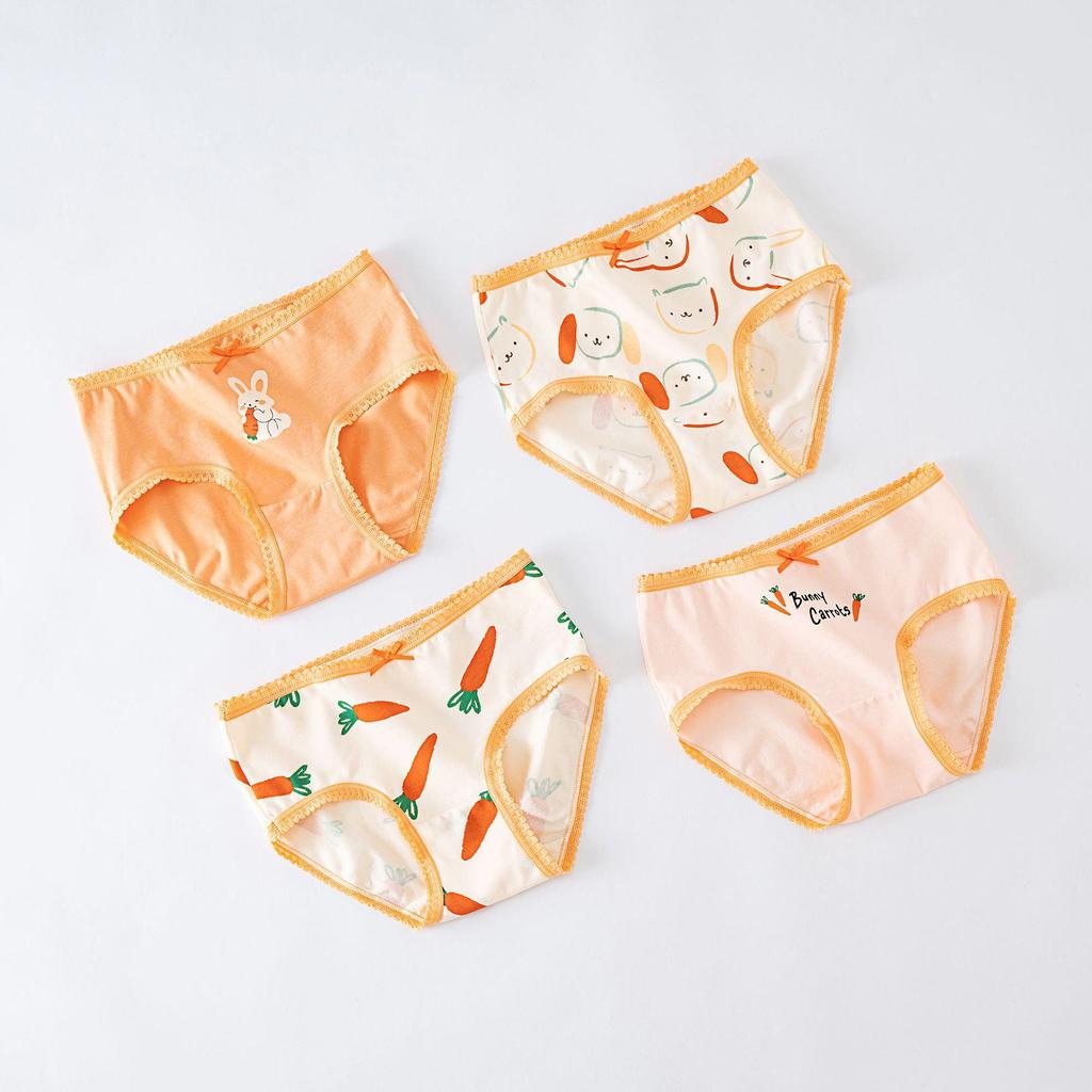 Girls' Custom Anti-Chafing Antibacterial Boxer Briefs & Triangle Shorts - 3 Pack