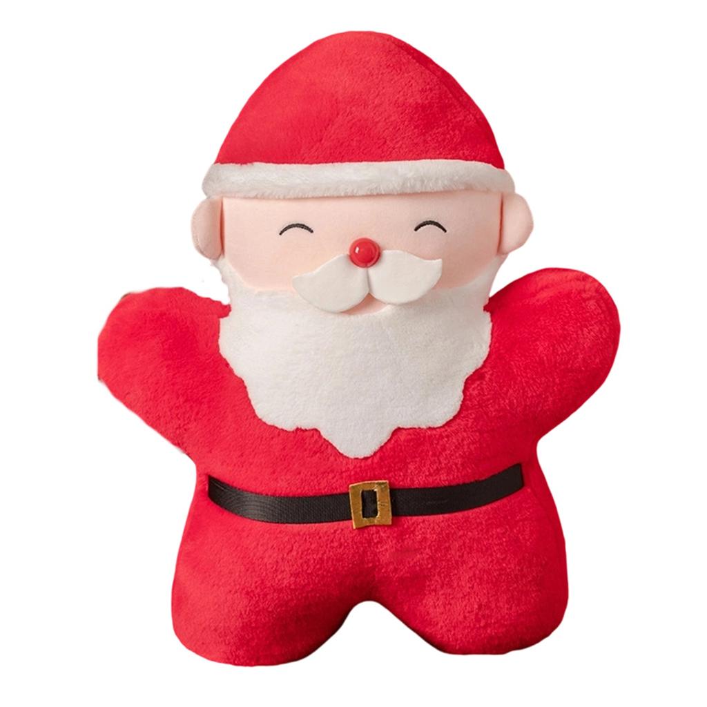 Colorful Christmas Day Decoration Pillow Plush Toy Doll Gingerbread Christmas Doll Gift