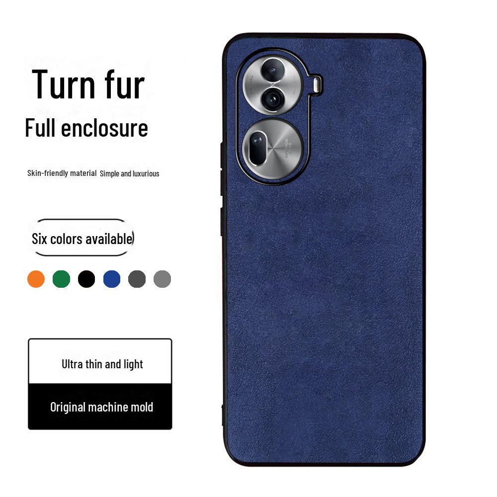 OPPO Reno6 Reno6Pro+ Suede Full Cover Ultra-Thin Protective Case.