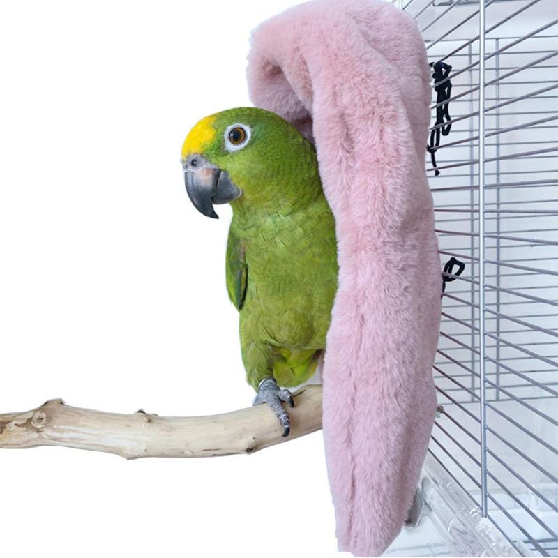 Warm Bird Hammock Shawl Nest Corner Parrot Blanket Windproof Pet Small Animal Hamster Hanging Tent Bird Cages Decoration