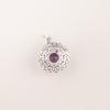 Amethyst Gemstone 925 Sterling Silver Jewelry Handmade Statement Pendant  1.14" CP-30-3