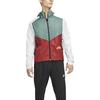 Nike Spliced Hooded Logo Print Jacket Men Outerwear Spearleaf-Green CZ9055-387