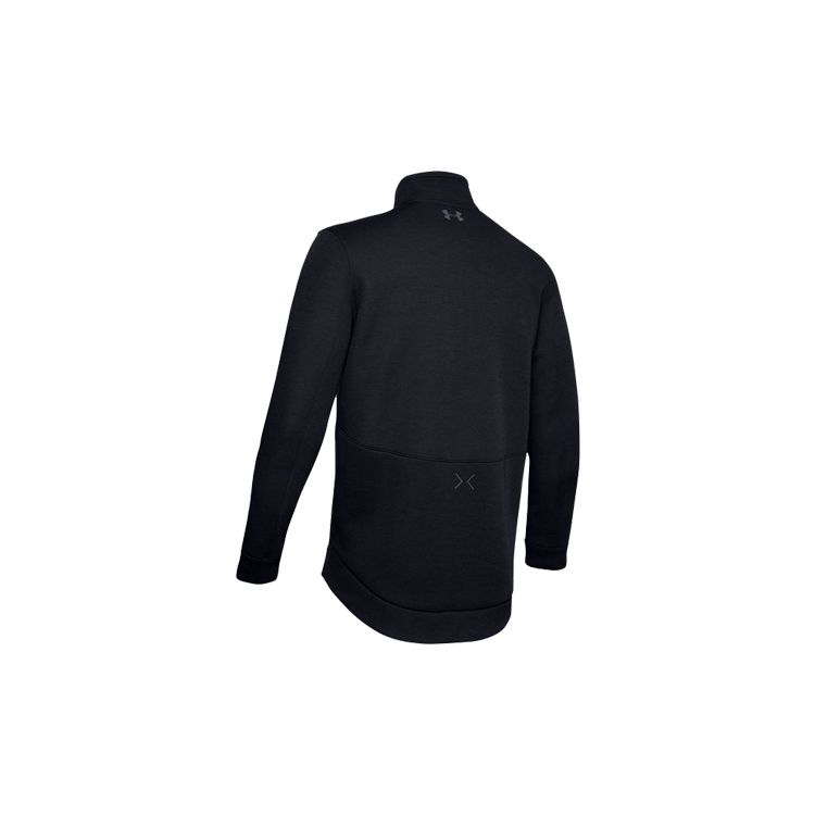 Under Armour SC Basketball Sports Solid High-Neck Sweatshirt Men Tops Black 1342981-001