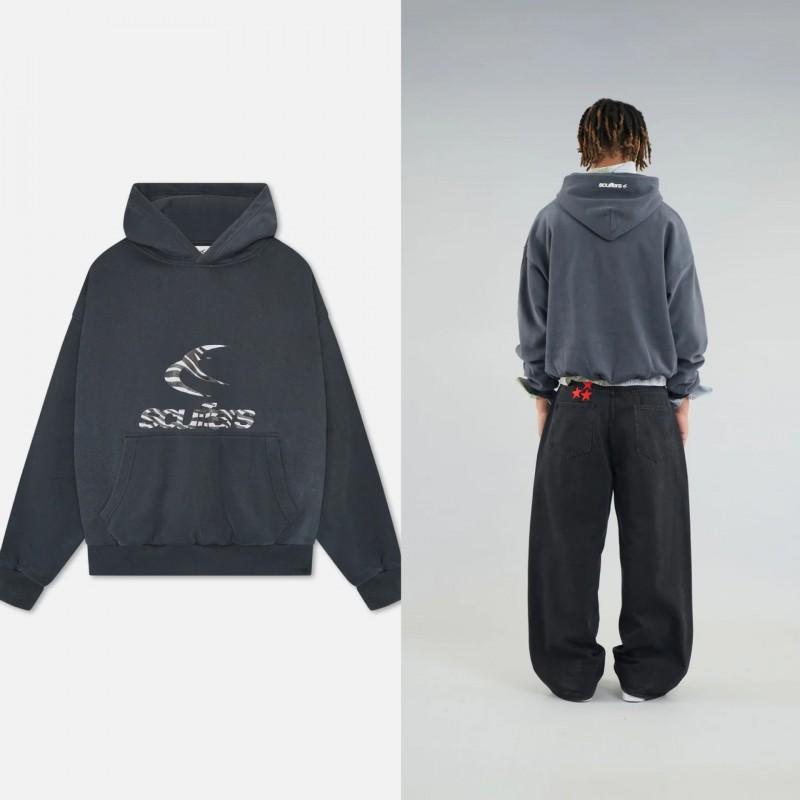 Unisex Oversized Hooded Sweatshirt With 3D Print Graphic Loose Fit Streetwear Fall