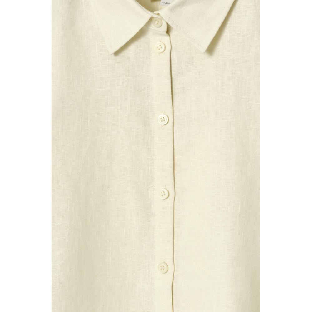Cos Japan Boxy Short Sleeve Linen Shirt