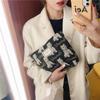 Korean Fashion Leopard & Zebra Print Canvas Makeup Clutch for Women - Convenient Toiletry Storage Bag