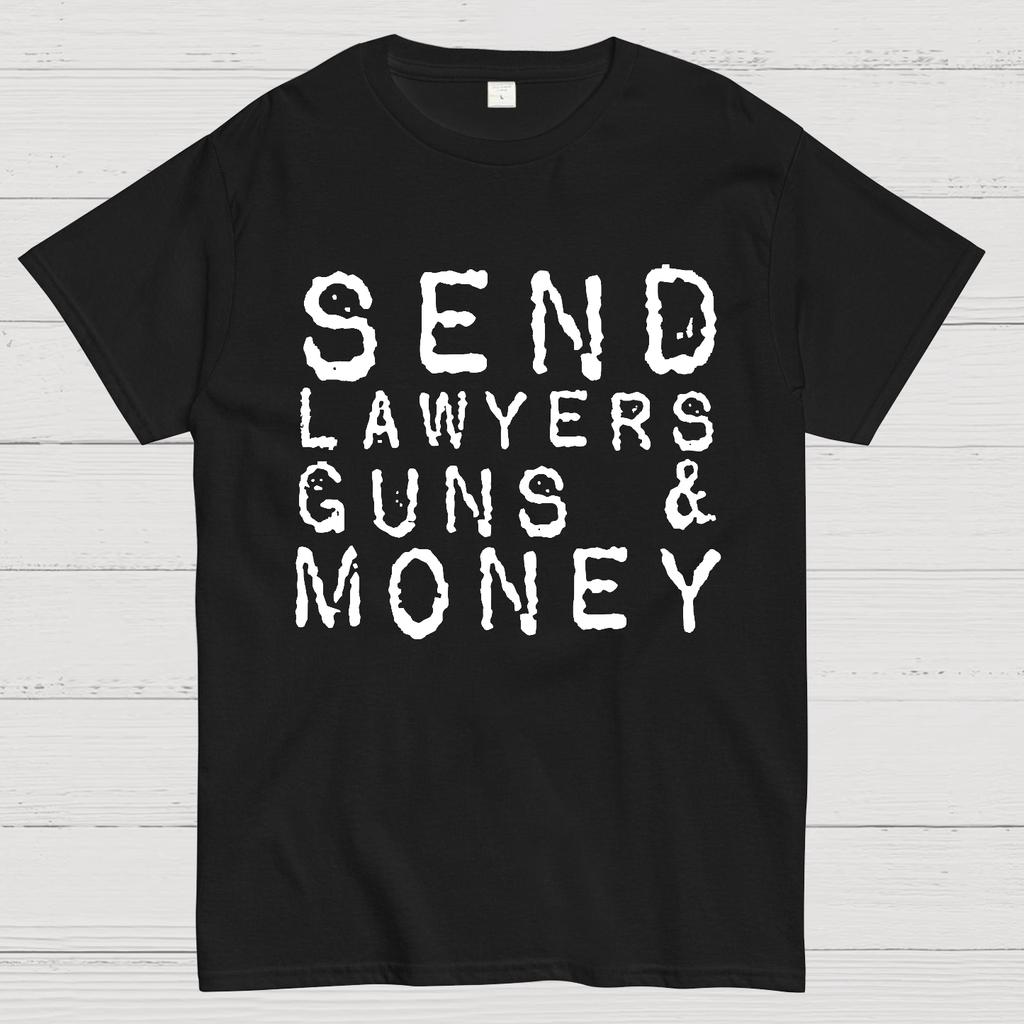 Send Lawyers Guns And Money Unisex Heavyweight 100% Cotton T-shirt
