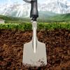Heavy-Duty 40Cr Steel Shovel - 44cm Wide Blade, Ergonomic Long Handle for Efficient Digging, Includes Storage Toolbox