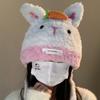 Rabbit Ear Cute Winter Hat For Women Hand Knitted Warm And Chic Accessory Cozy