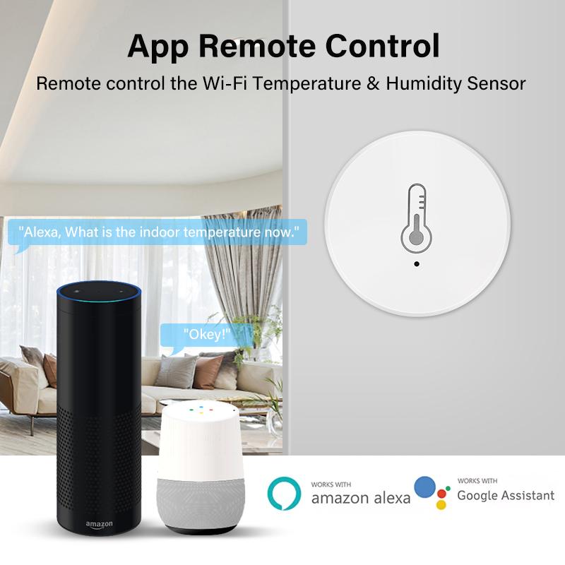 Tuya Zigbee 3.0 Temperature And Humidity Sensor Smart Home Thermometer Smart Life App Remote Monitor Work With Alexa Google Home